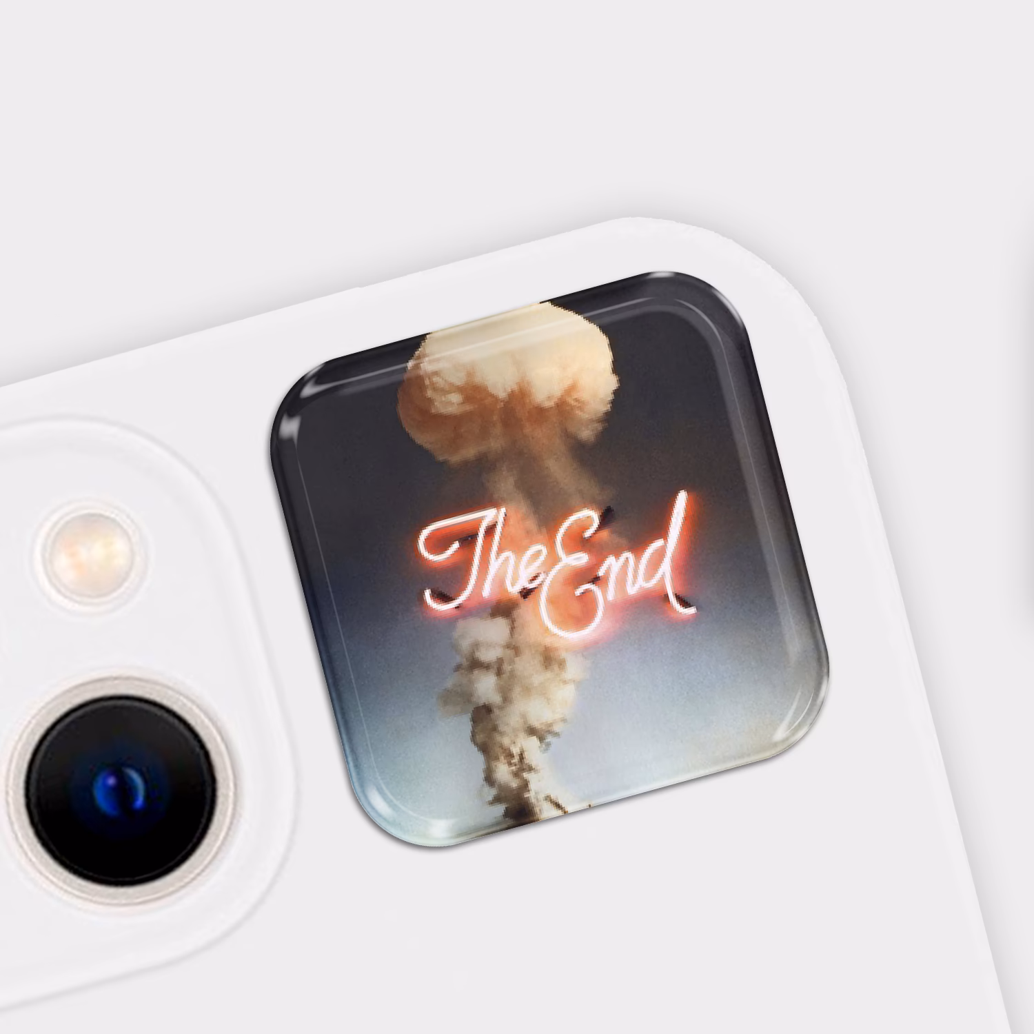 3D стикер "The end" sale