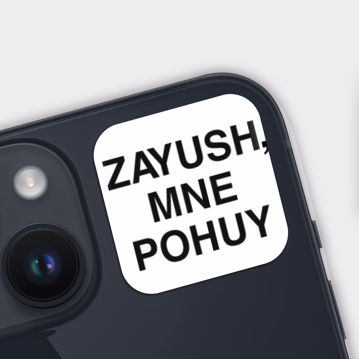 3D стикер "Zayush, mne poxuy"