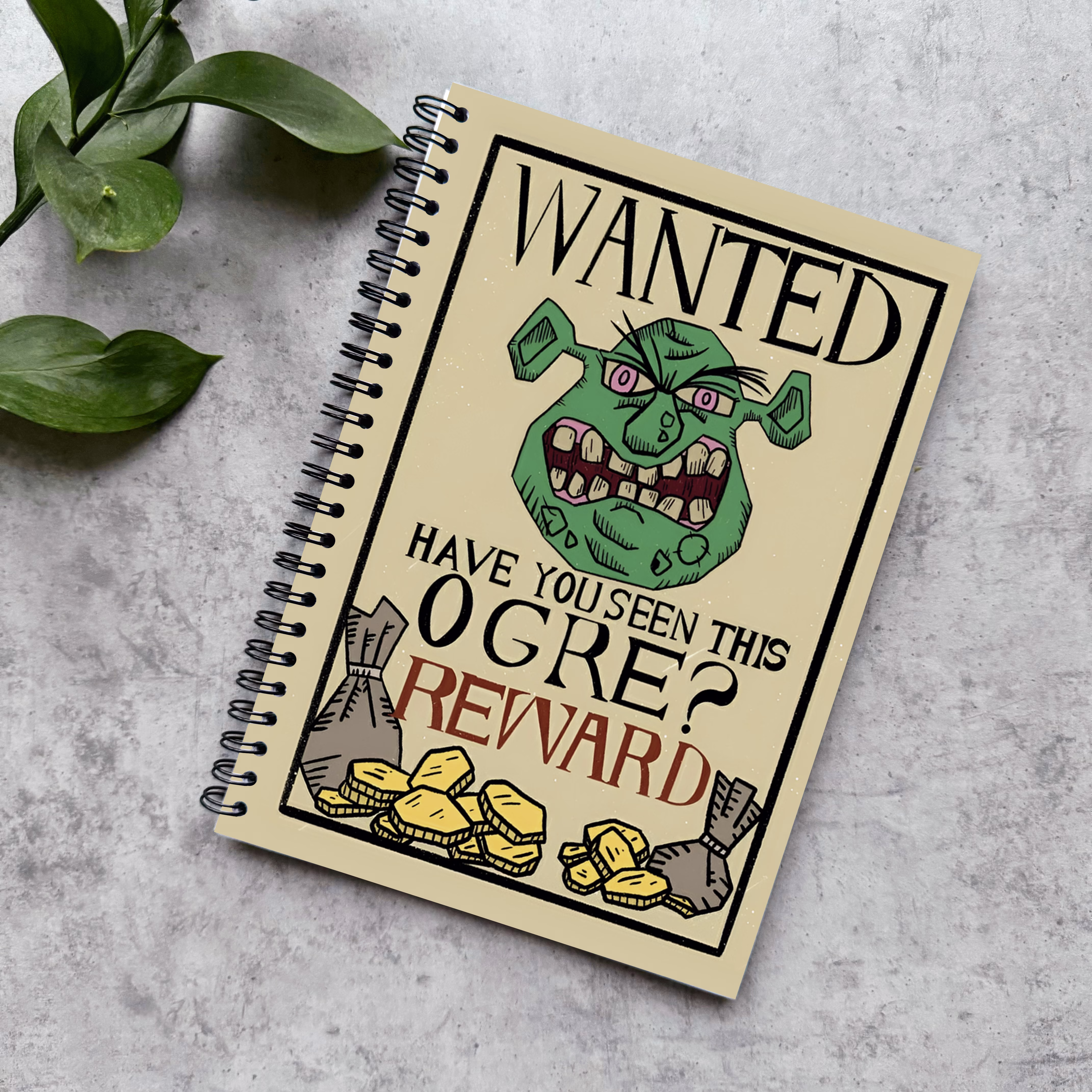 Блокнот в точку "Разыскивается огр"