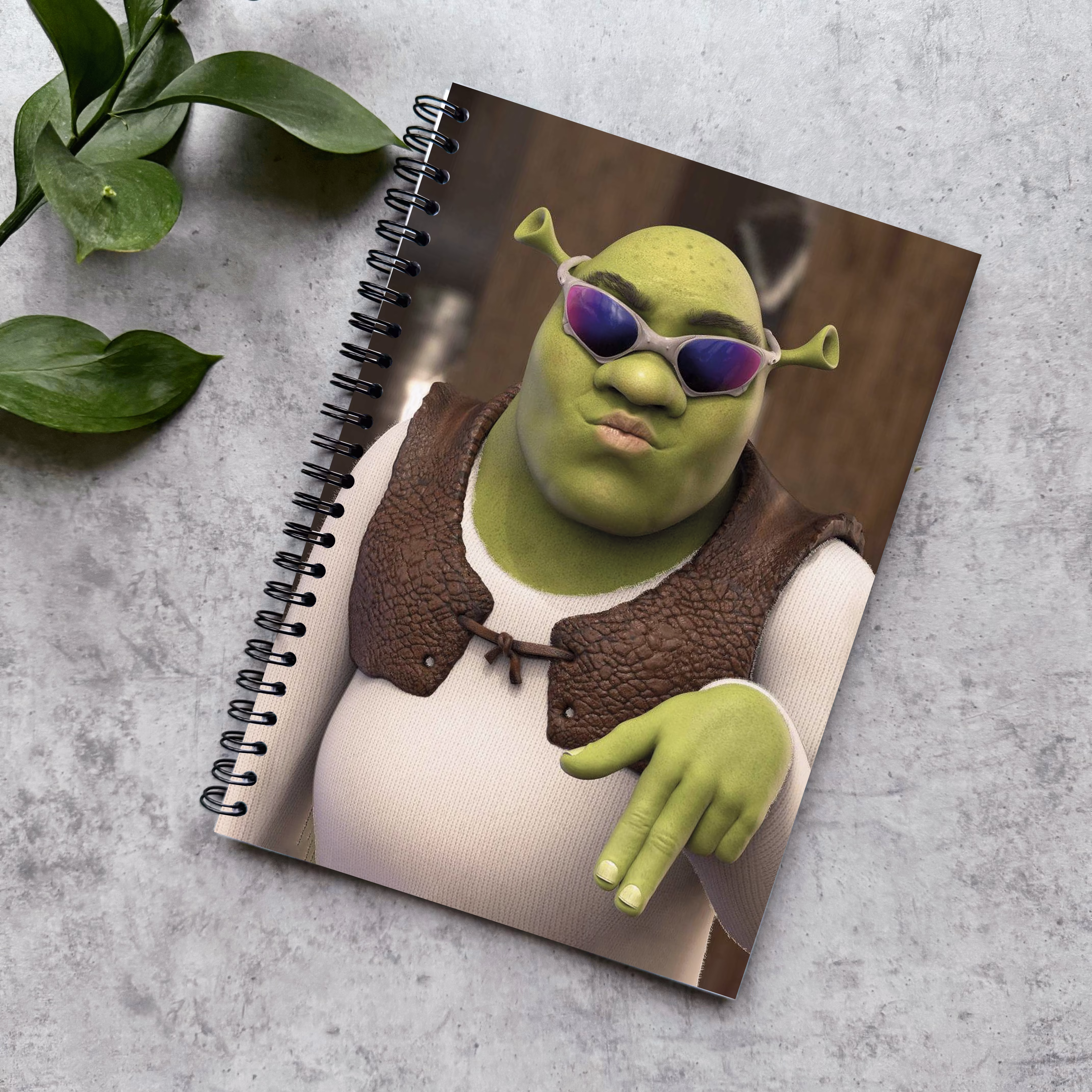 Блокнот в точку "Свэг Шрек"