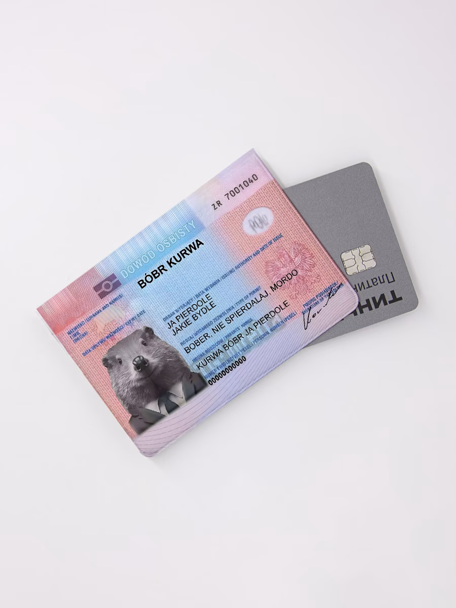 Картхолдер книжка "Bobr Kurwa" / бобр курва