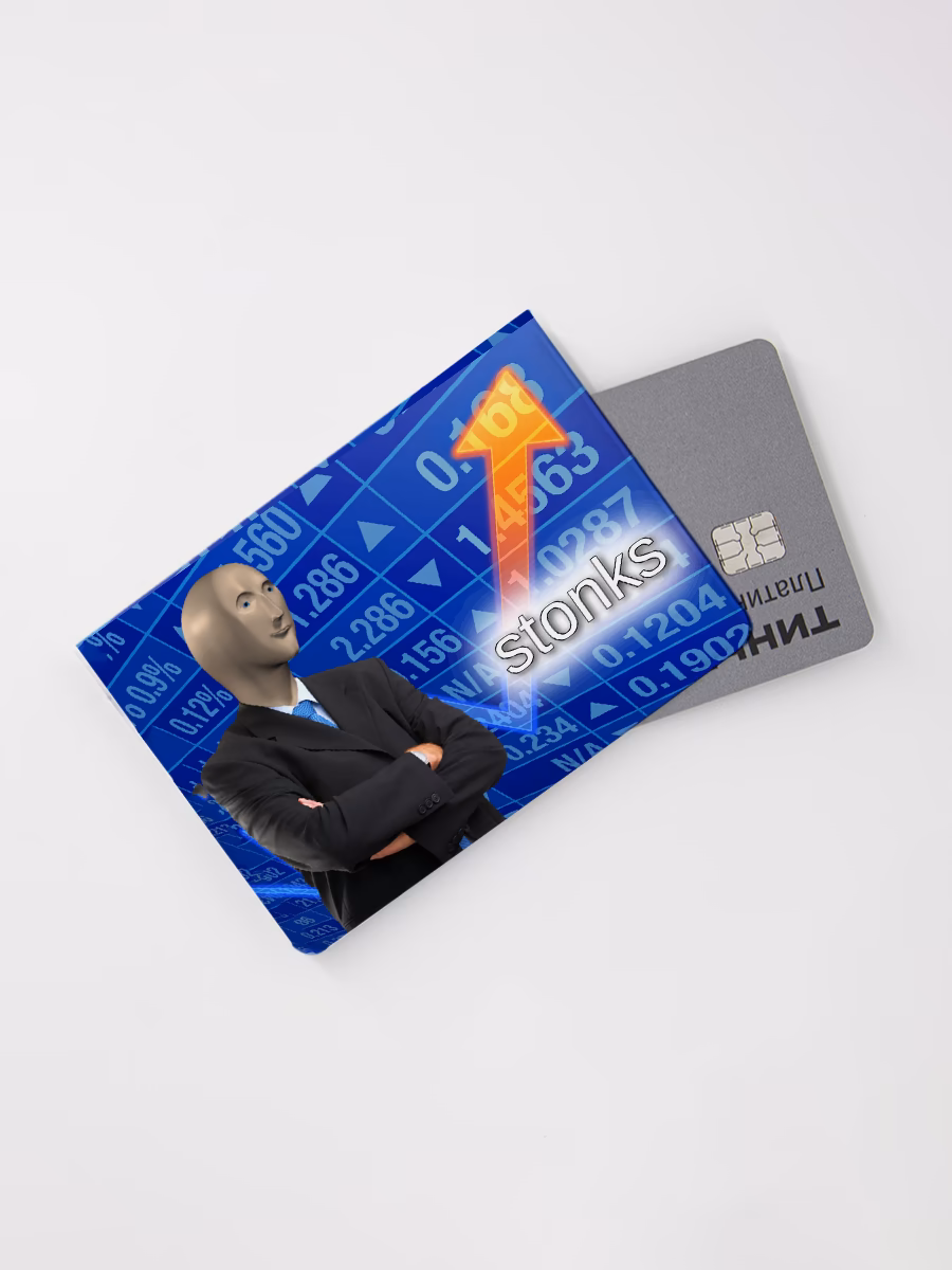 Картхолдер книжка "Stonks" / стонкс