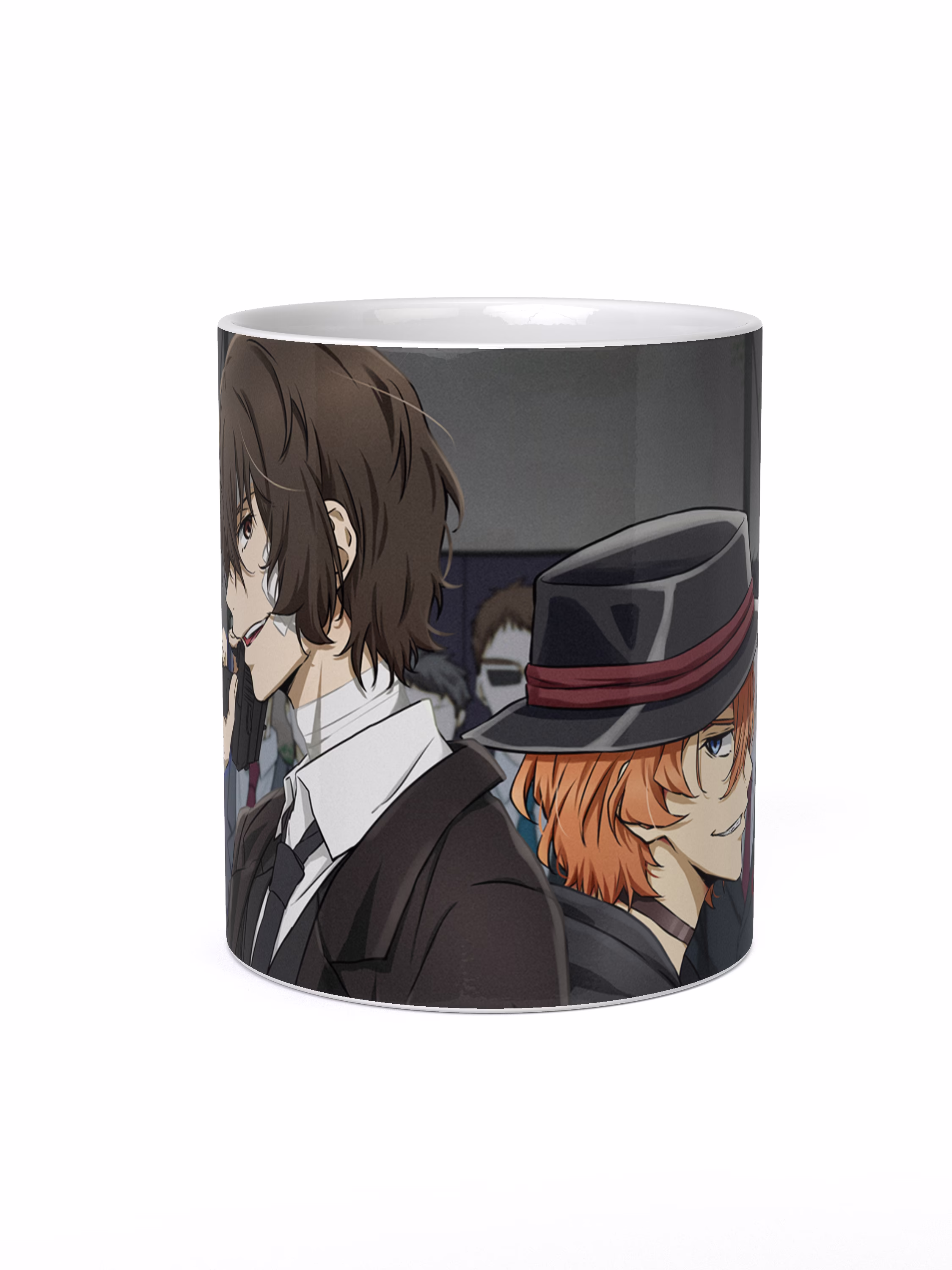 Кружка "Бродячие псы Дазай и Чуя мафия"