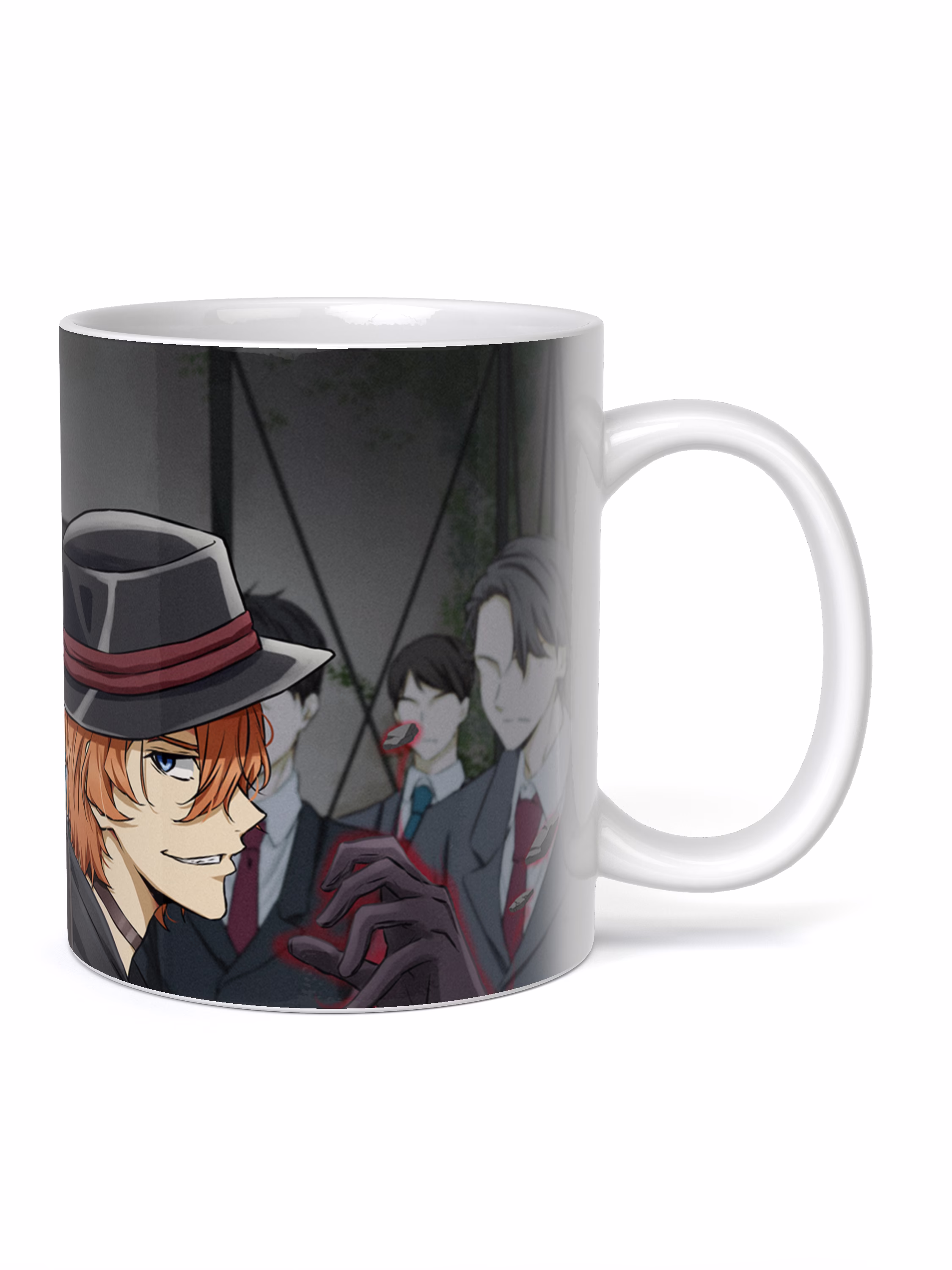 Кружка "Бродячие псы Дазай и Чуя мафия"