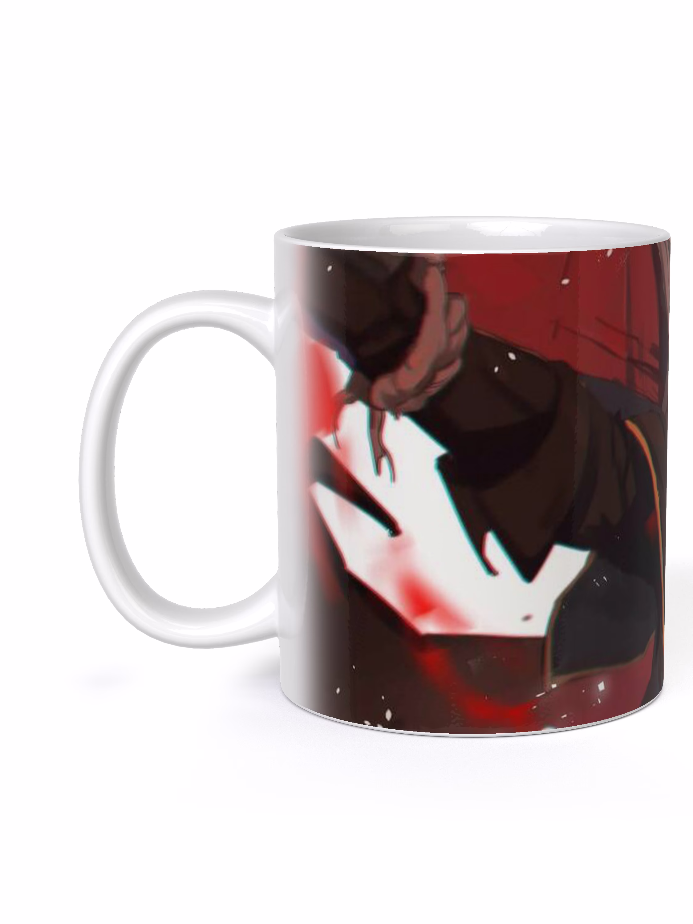 Кружка "Черный клевер Аста распятие"