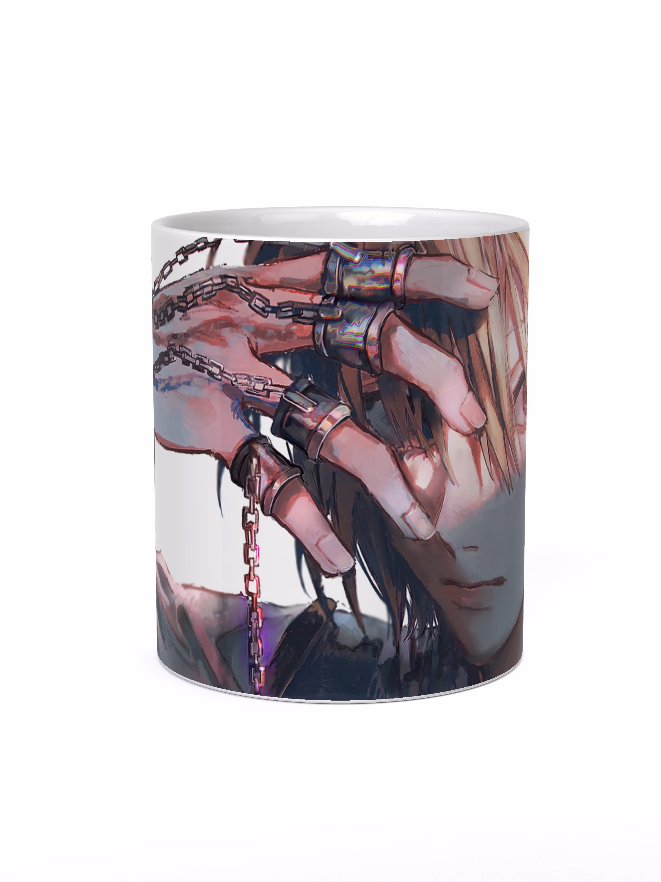 Кружка "Хантер х Хантер Курапика красный глаз"