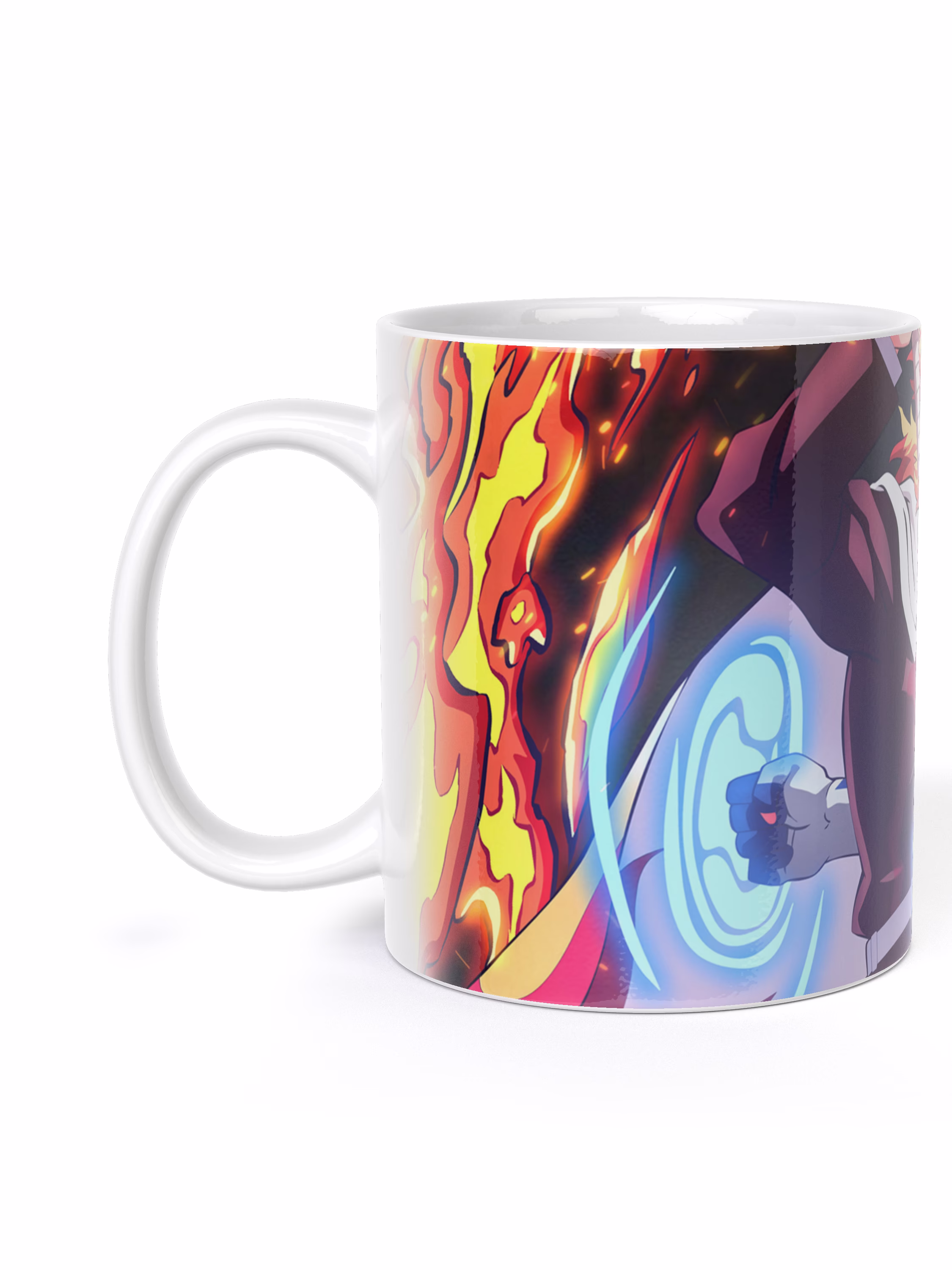 Кружка "Клинок рассекающий демонов. Кёджуро Ренгоку и Аказа"