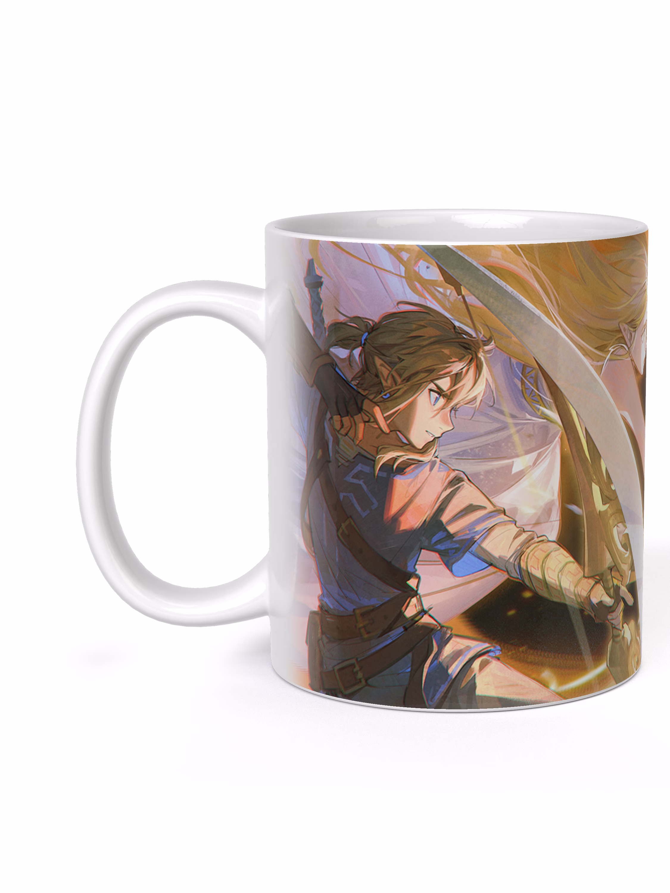 Кружка "Легенды о Зельде. Зельда и Линк (атака)"