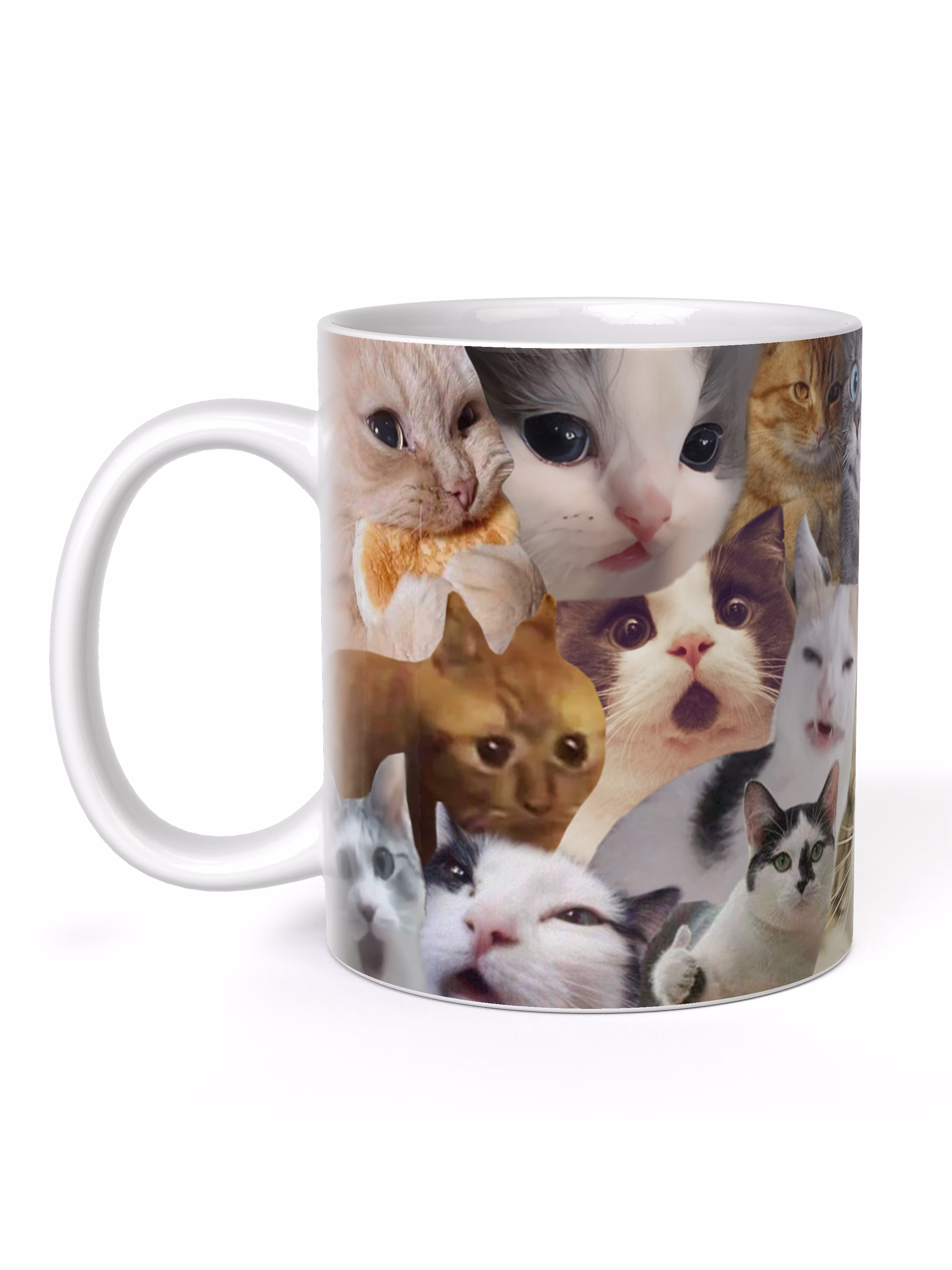 Кружка "Мемные коты 2" (оладушка)