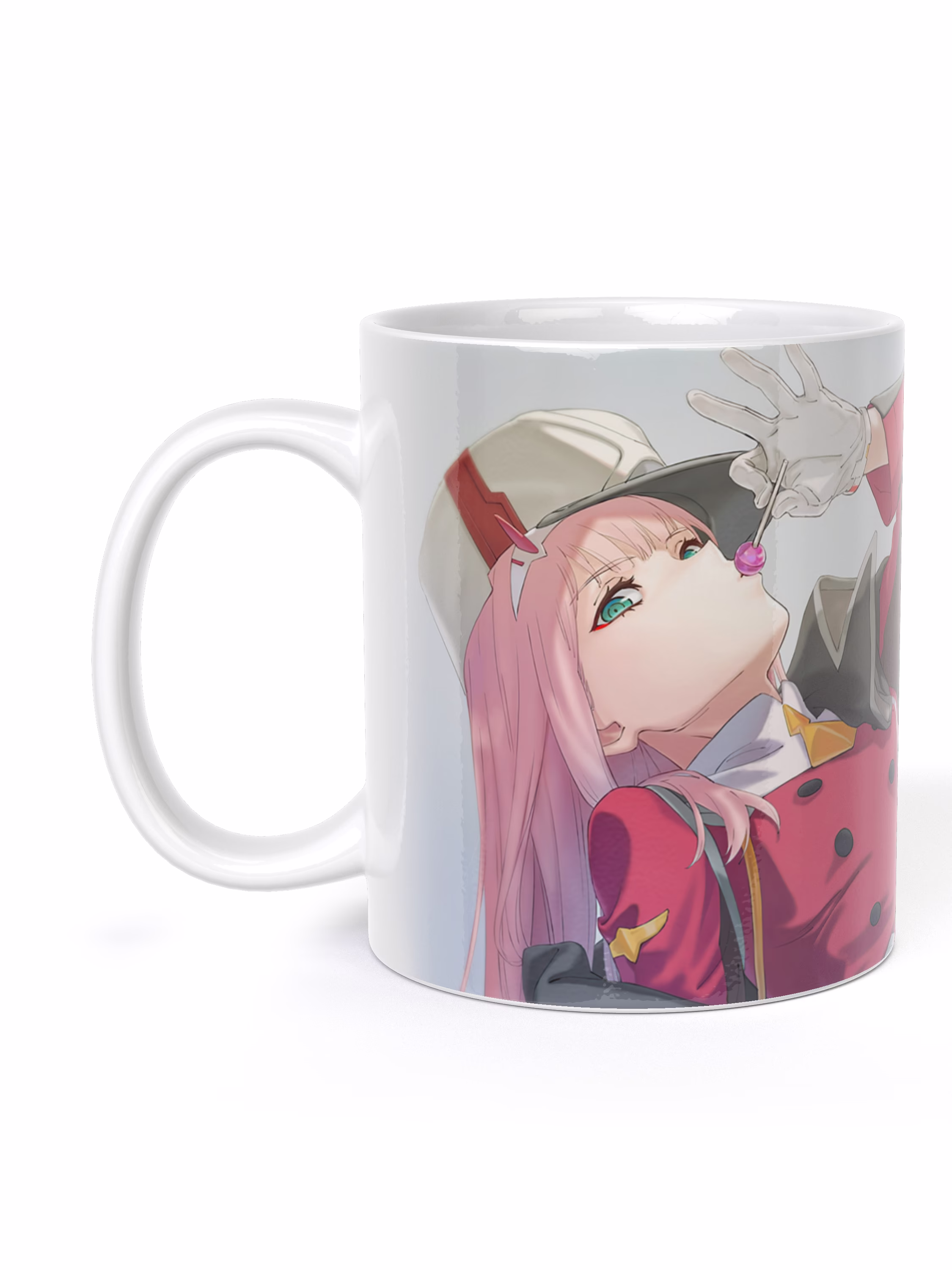 Кружка "Милый во Франксе. 02 Ноль Два (чупа-чупс)"