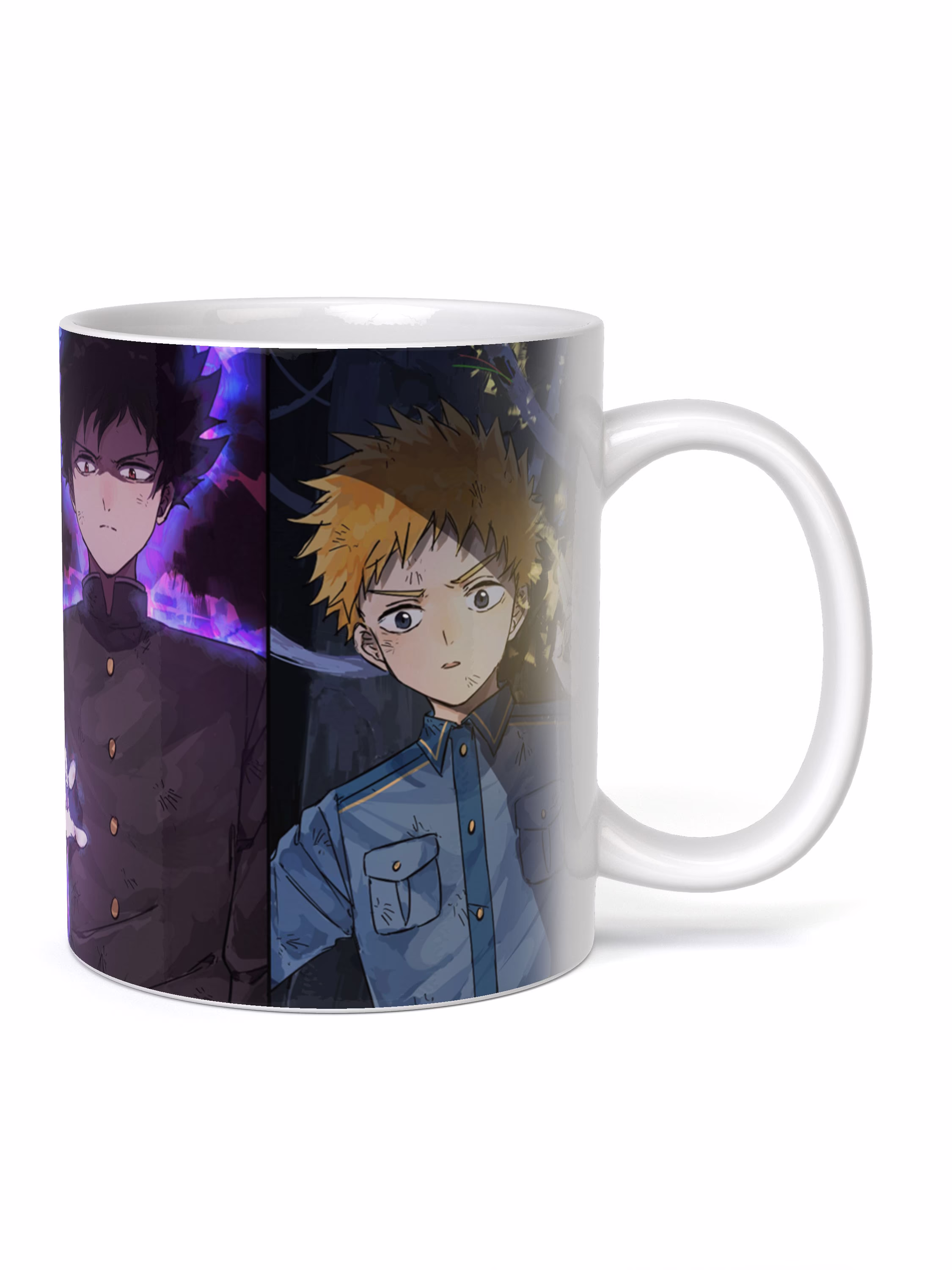 Кружка "Моб психо 100 Сё Судзуки Рицу Кагеяма Шигео Кагеяма Тэруки Ханадзава"