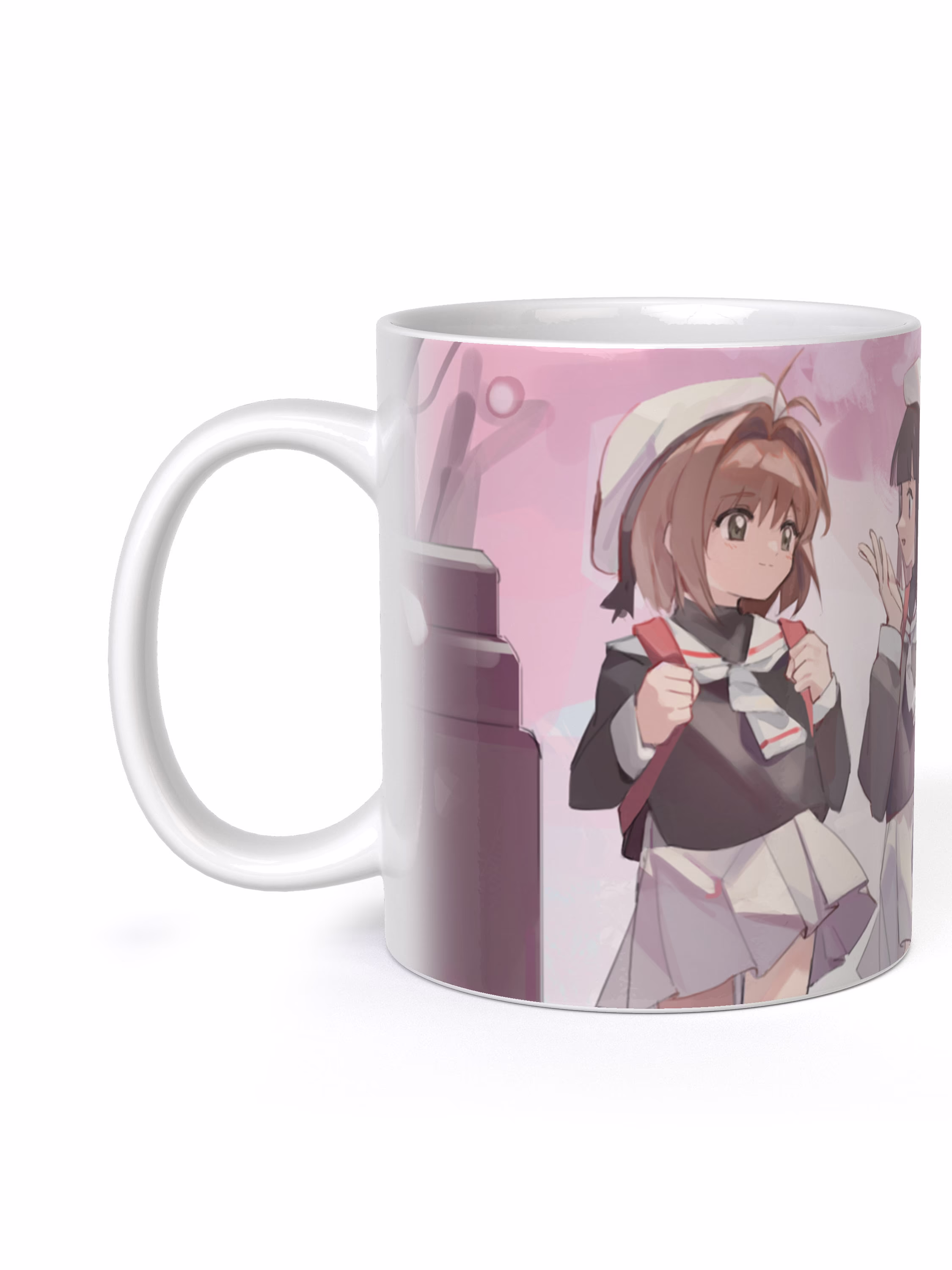 Кружка "Сакура собирательница карт"