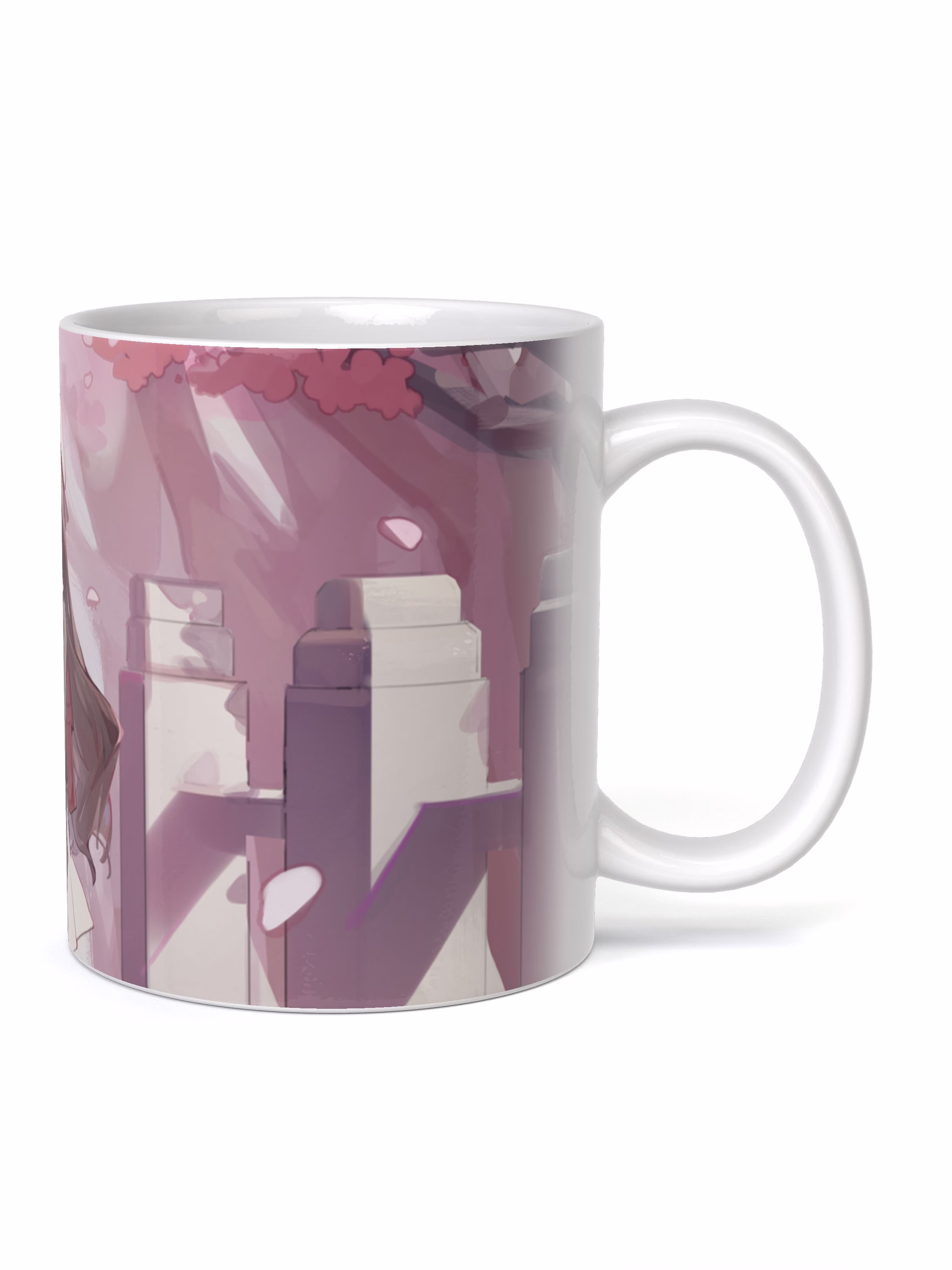 Кружка "Сакура собирательница карт"