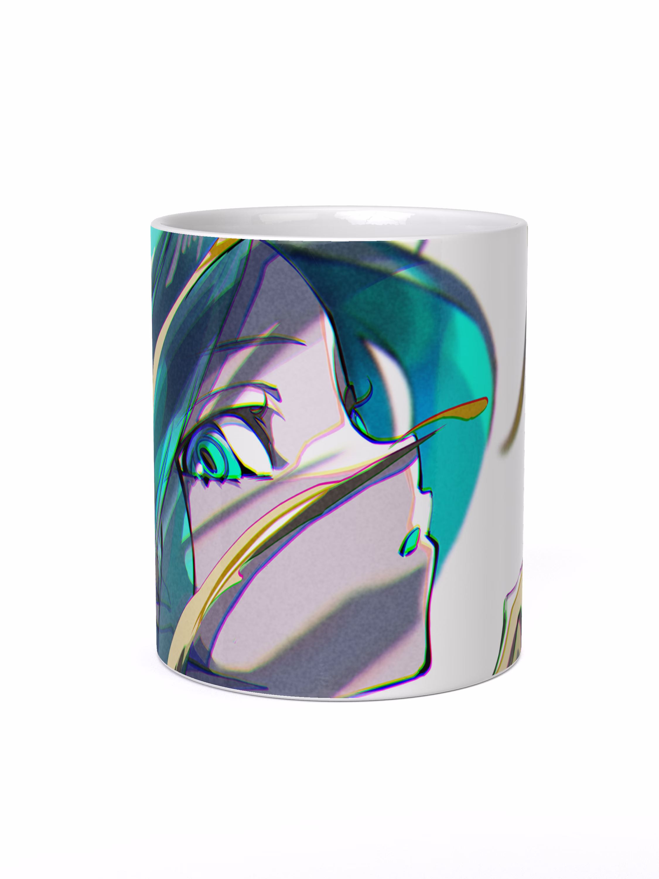 Кружка "Страна самоцветов Фосфофиллит (крупный план)"