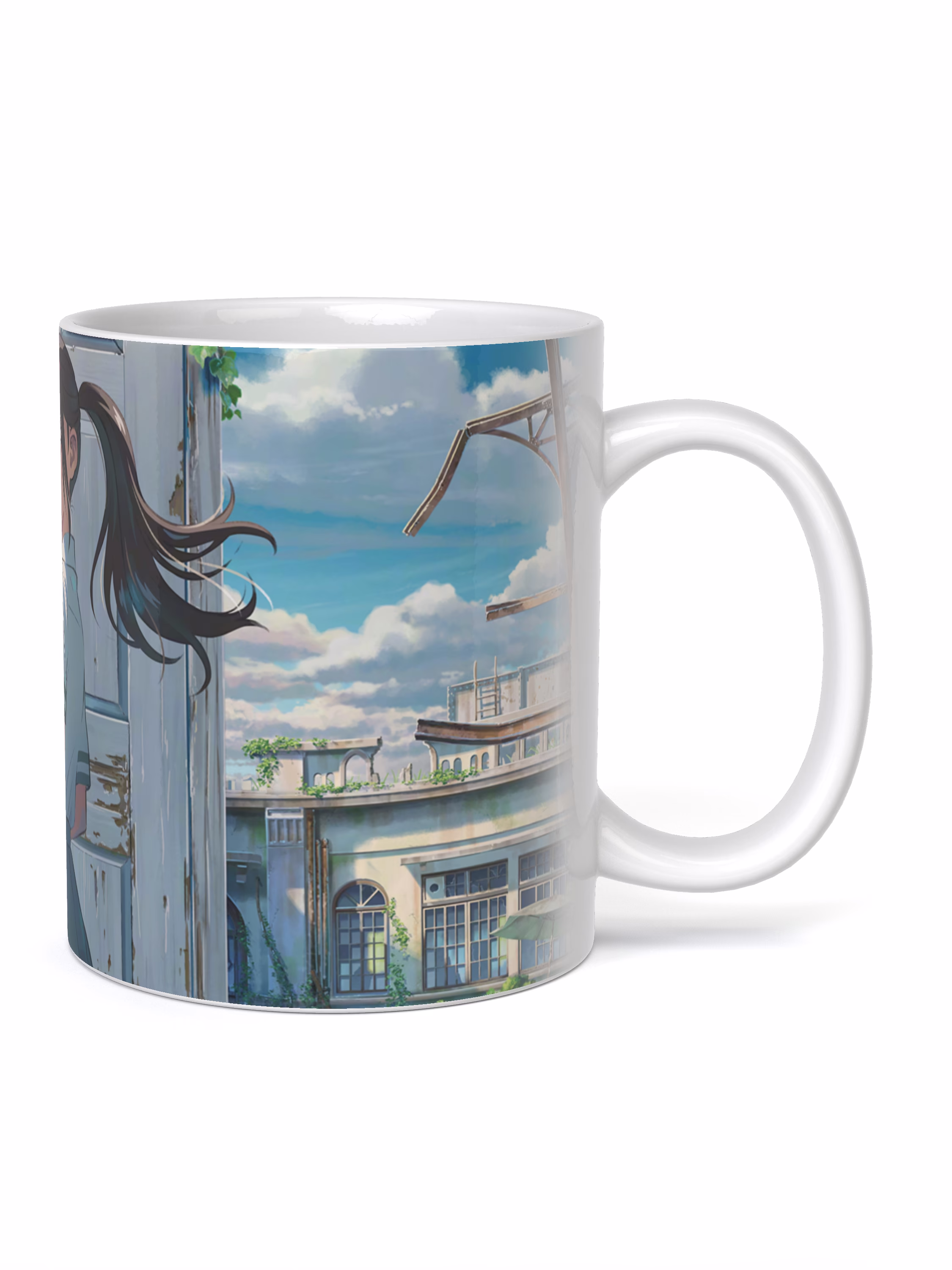 Кружка "Судзумэ закрывает двери"