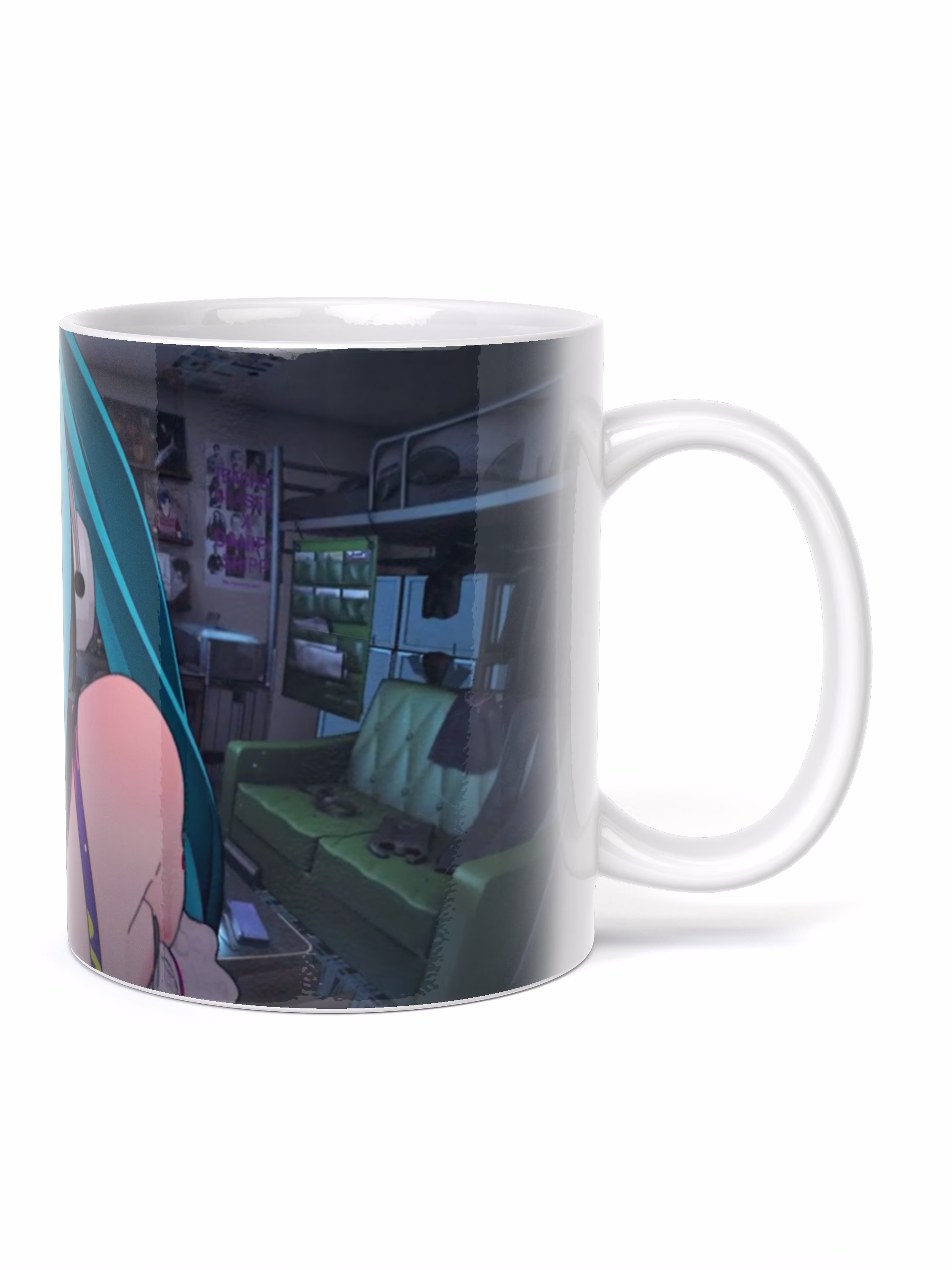 Кружка "Вокалоид Хацунэ Мику (крупный план)"