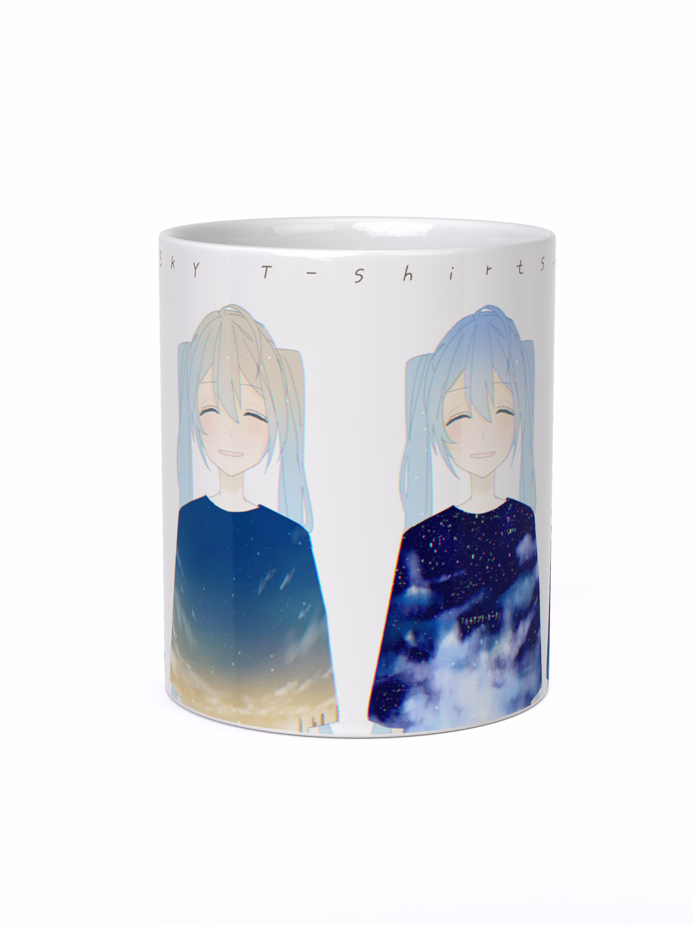 Кружка "Вокалоиды Хацуне Мику небо"