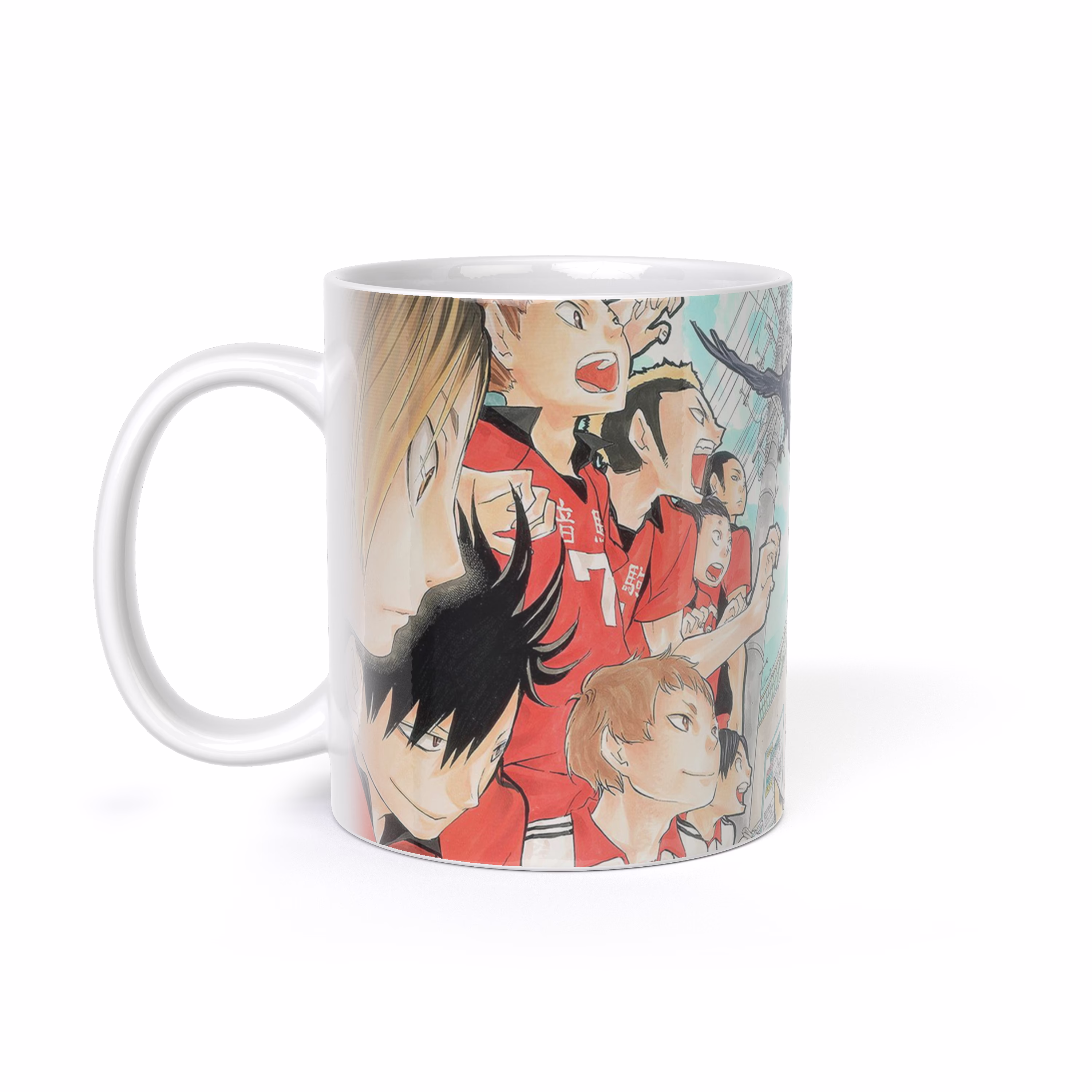 Кружка "Волейбол коты против воронов"