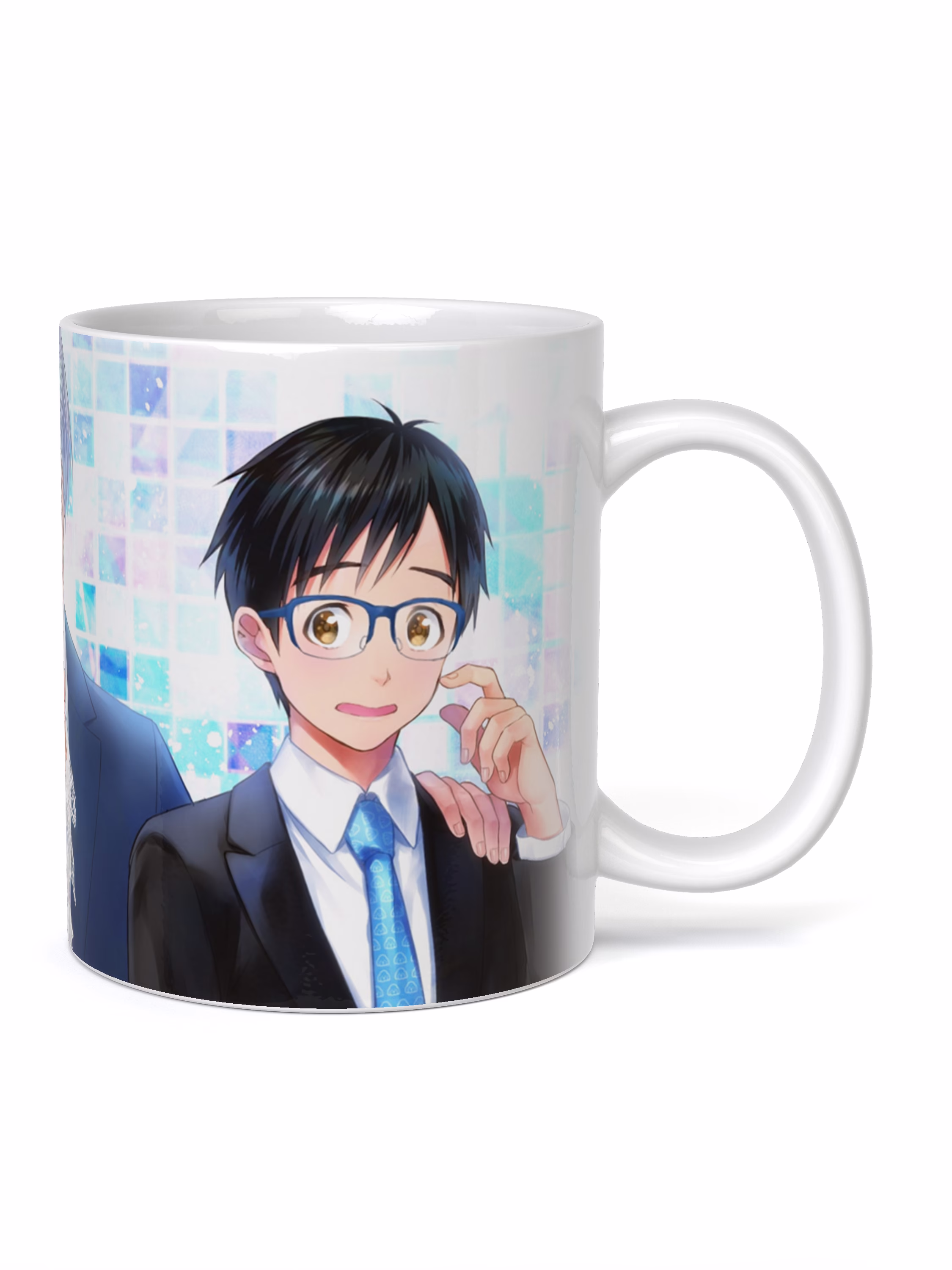 Кружка "Юрий на льду Юри Кацуки Юра Плисецкий Виктор Никифоров"