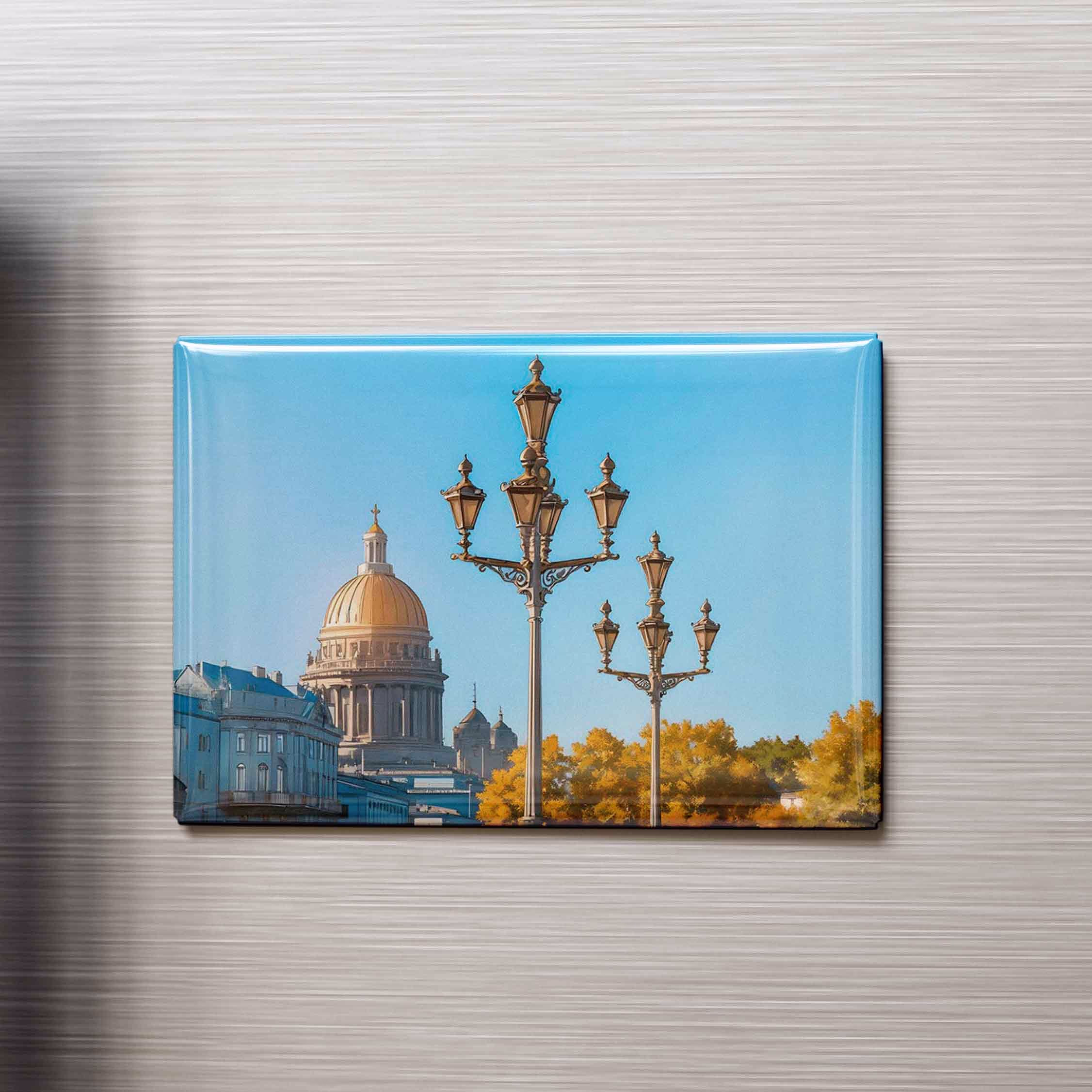 Магнит "Исаакиевский собор и фонари" sale