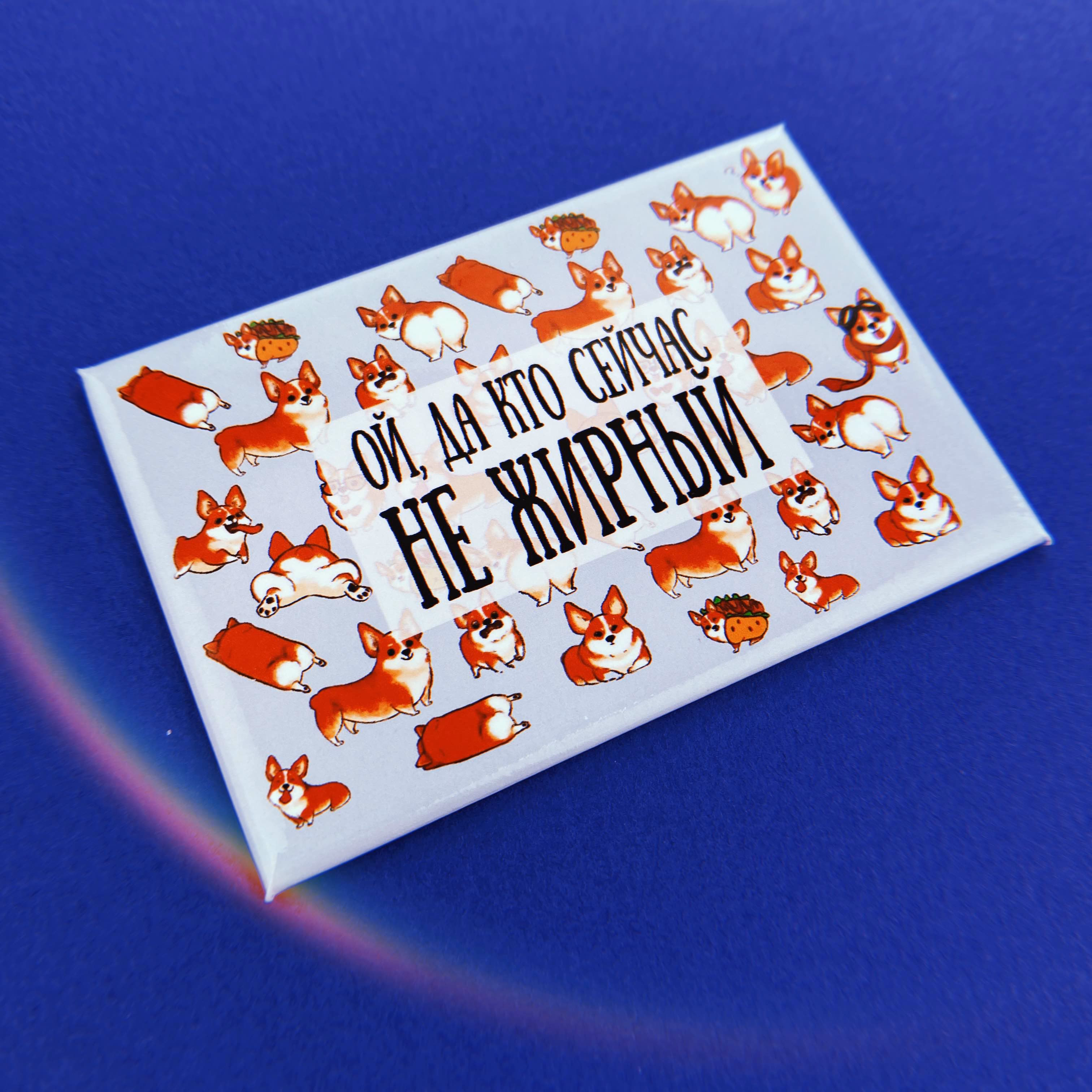 Магнит "Ой да кто сейчас не жирный" sale