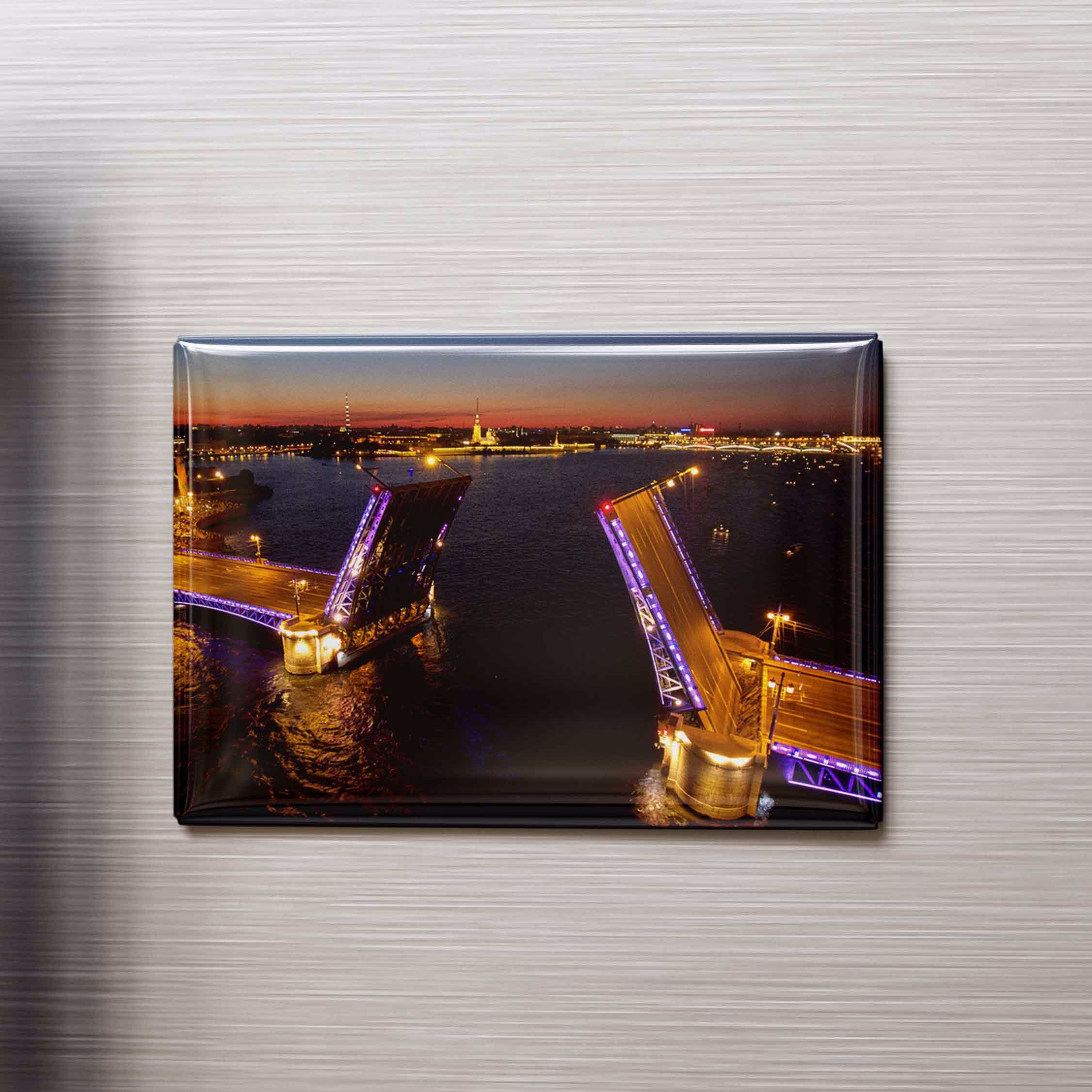 Магнит  "Питер мосты"