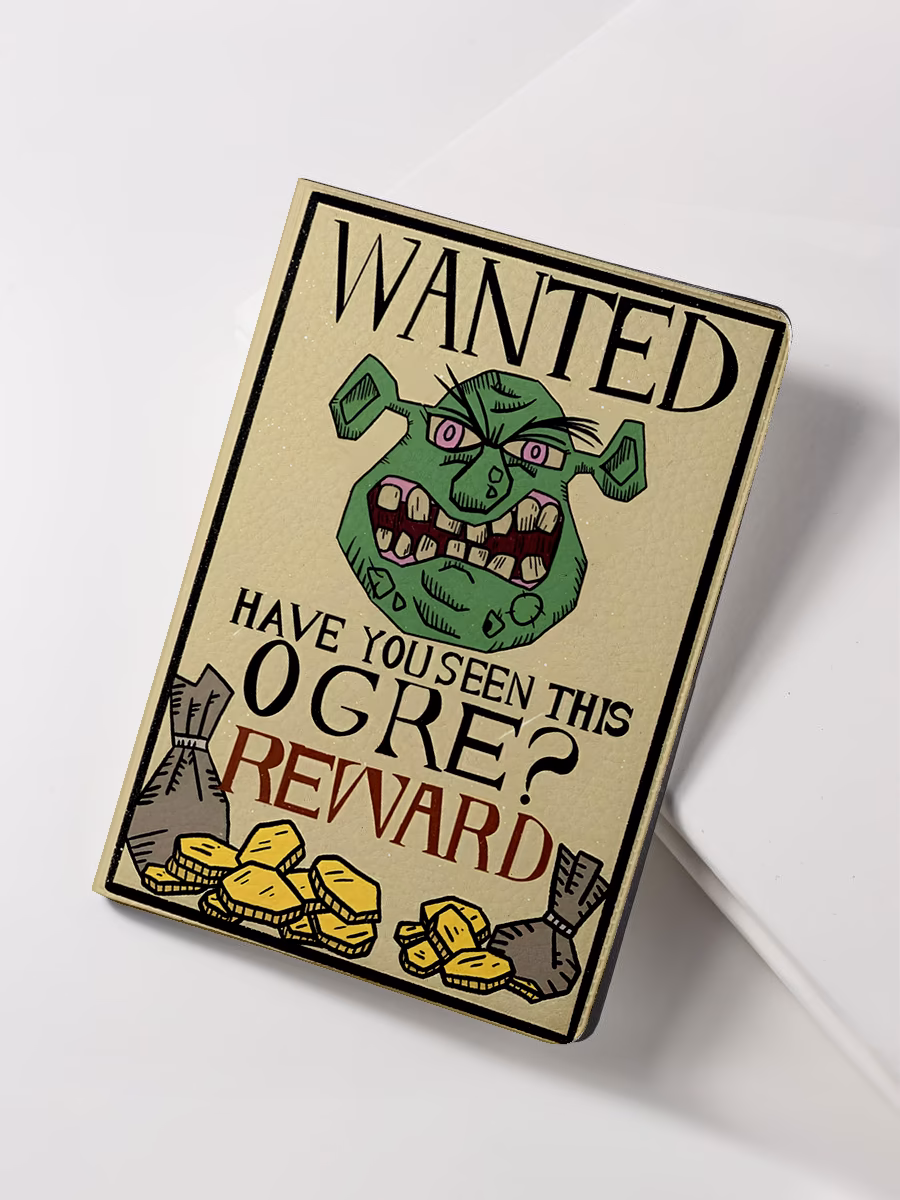 Обложка для паспорта "Разыскивается огр"