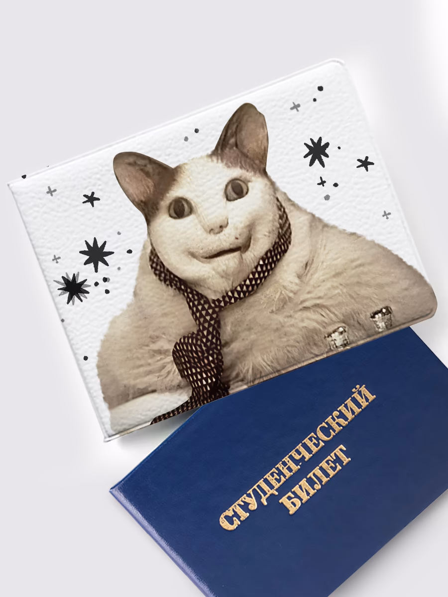 Обложка на студенческий «Бу! Испугался?»