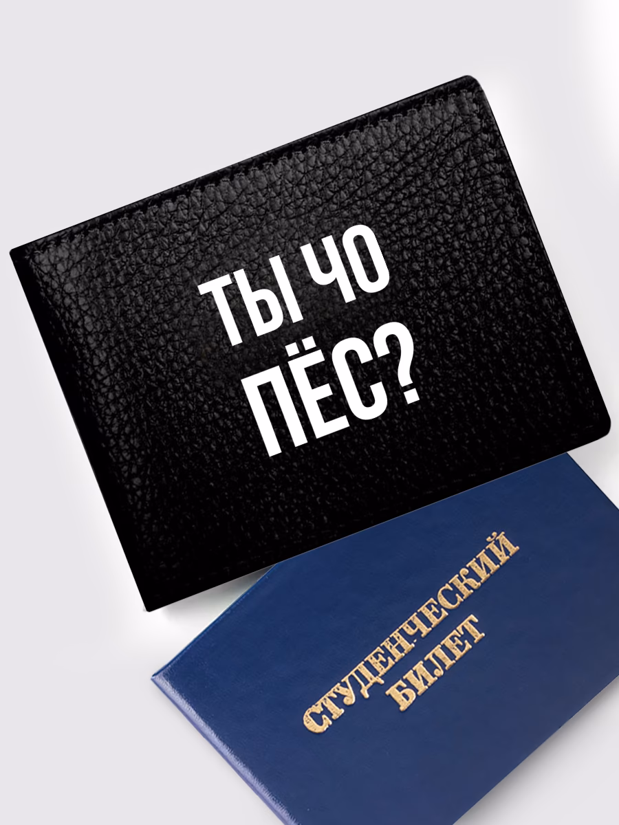 Обложка на студенческий «Ты чо пес?»