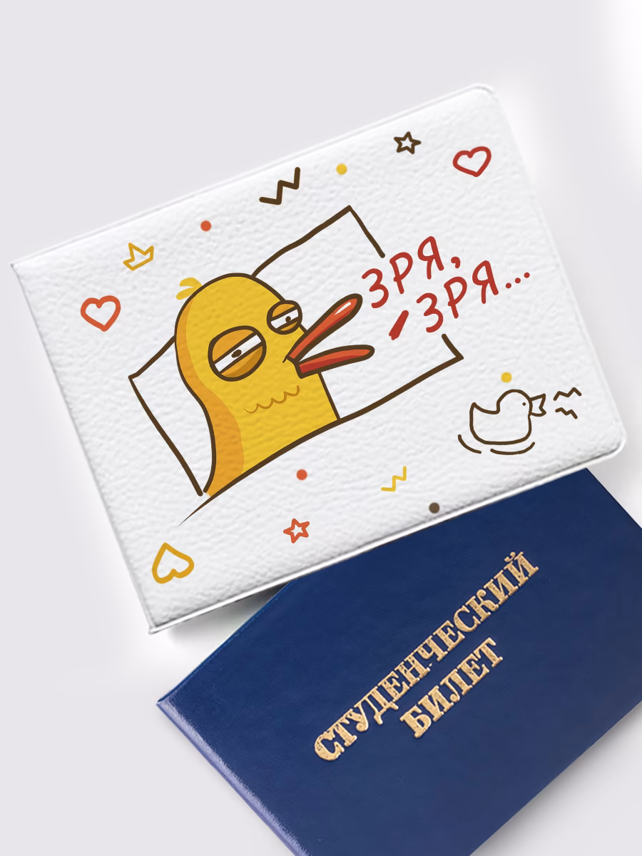 Обложка на студенческий «Зря-зря»