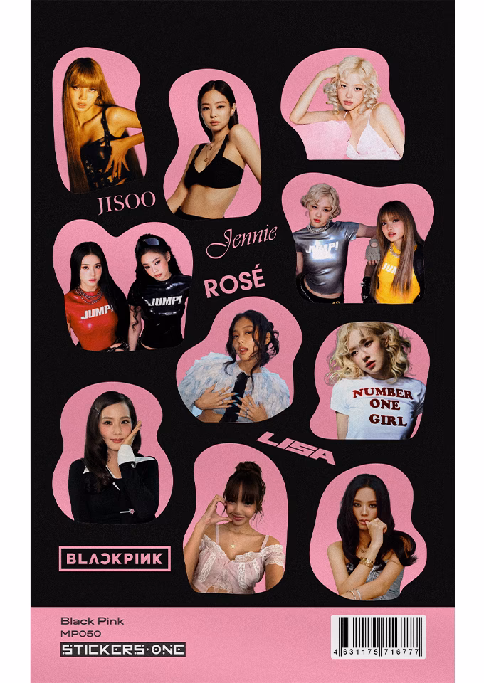 Стикерпак А6 Black Pink