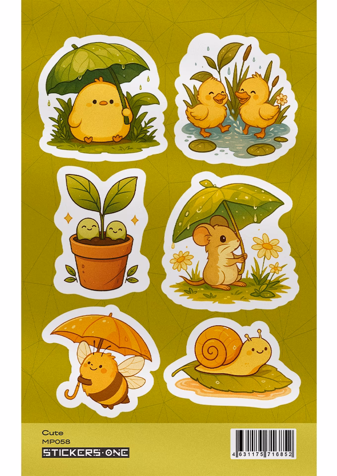 Стикерпак А6 Cute
