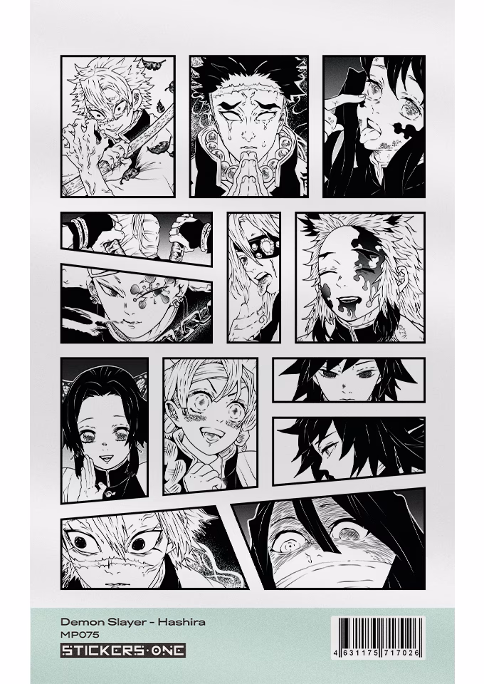 Стикерпак А6 Demon Slayer Hashira