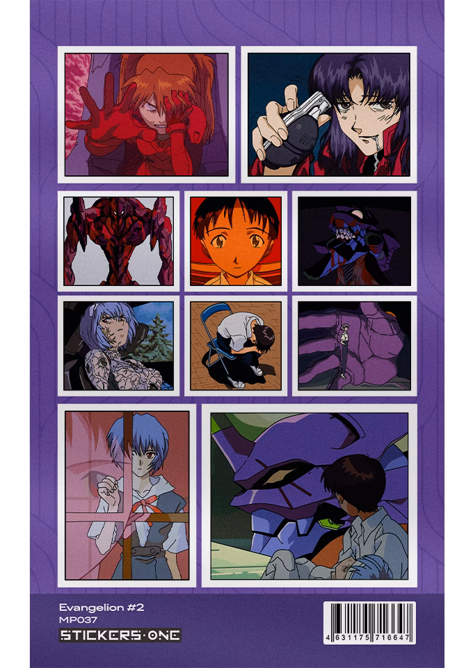 Стикерпак А6 Evangelion #2