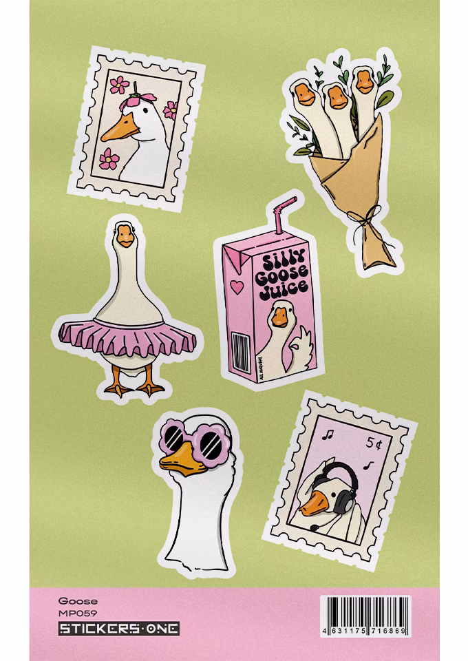 Стикерпак А6 Goose