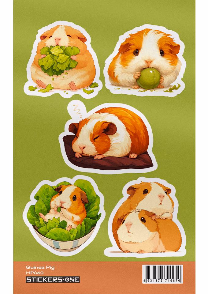 Стикерпак А6 Guinea Pig