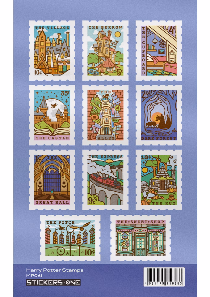 Стикерпак А6 Harry Potter Stamps