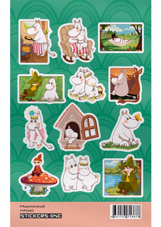 Стикерпак А6 Moomintroll