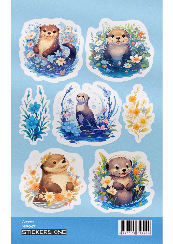 Стикерпак А6 Otter