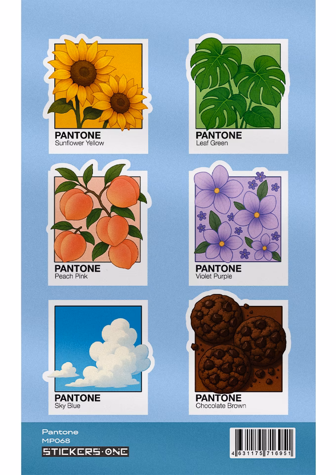 Стикерпак А6 Pantone