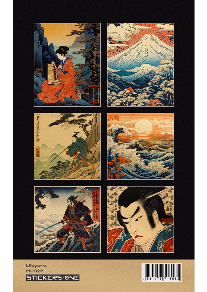Стикерпак А6 Ukiyo-e