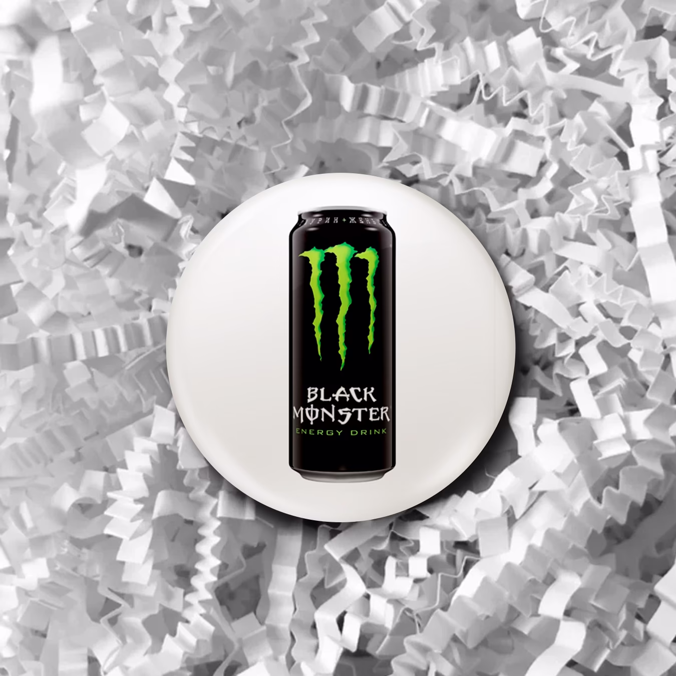 Значок "Черный монстр энергетик "