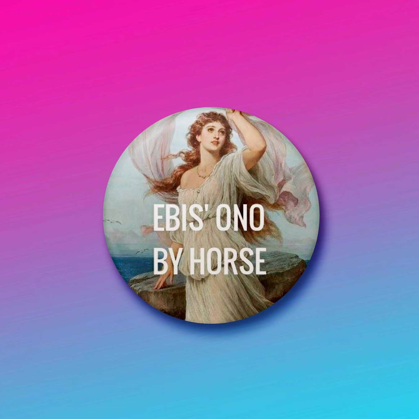 Значок "Ebis ono by horse"  sale