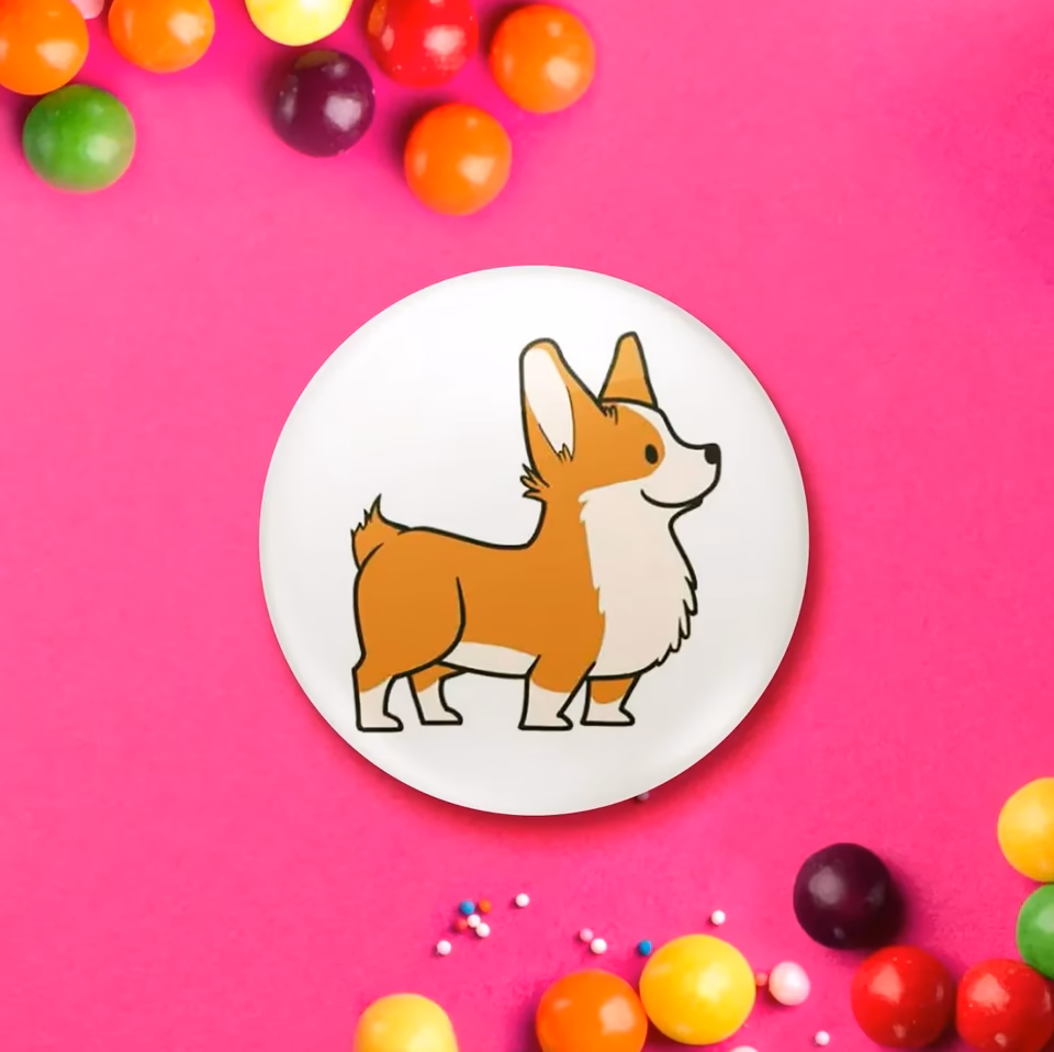 Значок "Корги" sale