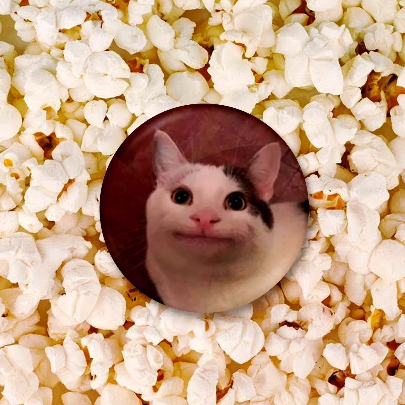 Значок "Мем кот ну чтош"