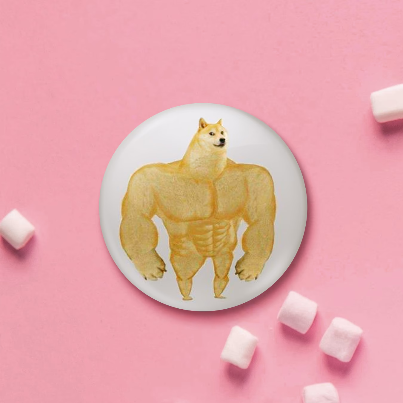 Значок "мем пес качок" sale