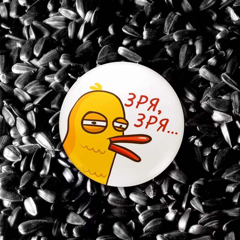Значок "Зря-зря" sale