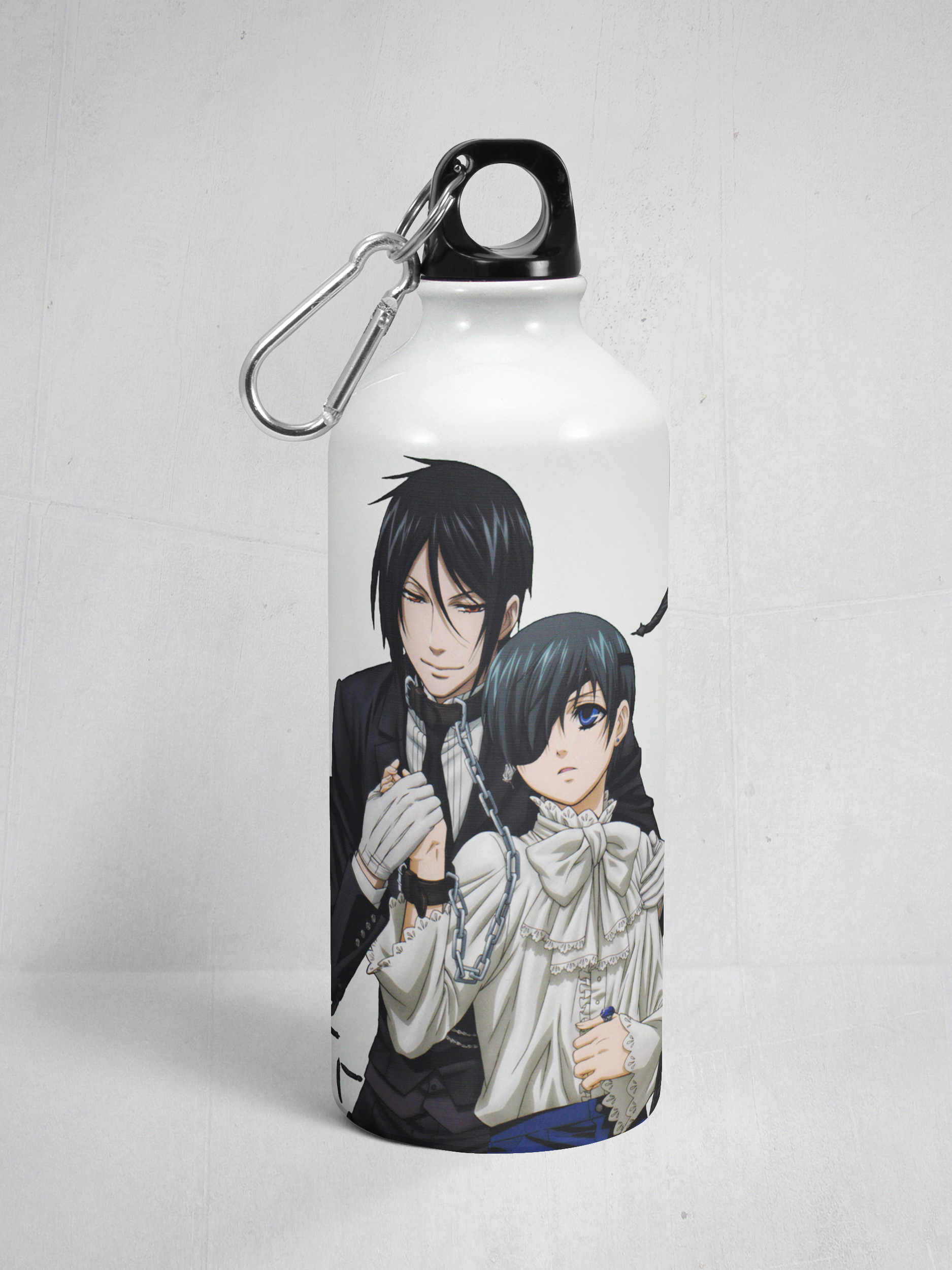 Бутылка для воды “Темный дворецкий Себастьян и Сиэль” - FanStuff